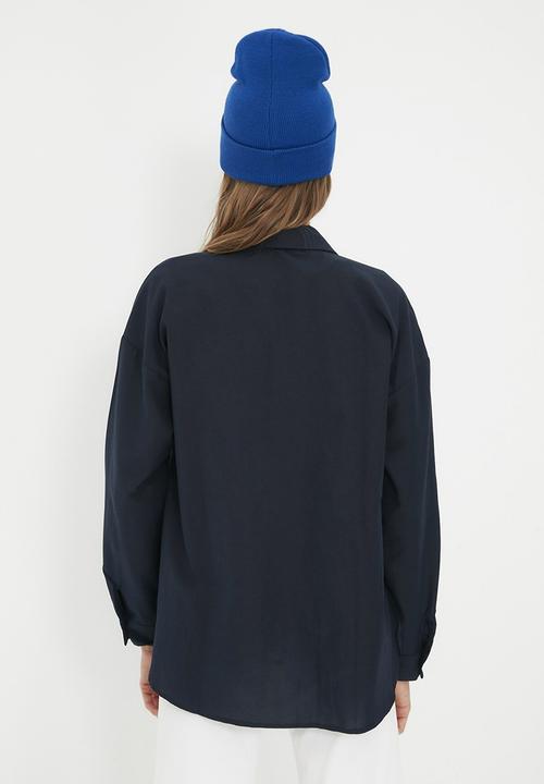Trendyol - Basic shirt - navy