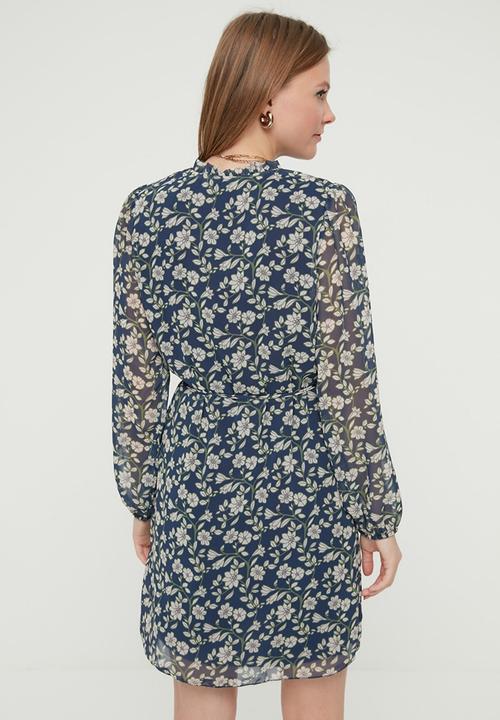 Trendyol - Patterned dress - navy