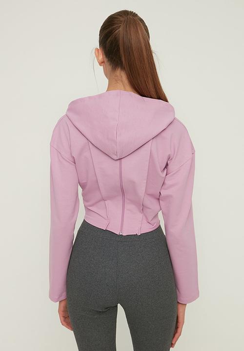 Trendyol - Knitted sweatshirt - lilac