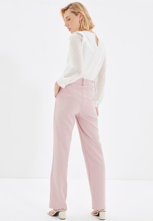 Trendyol - Pocket trousers - dried rose