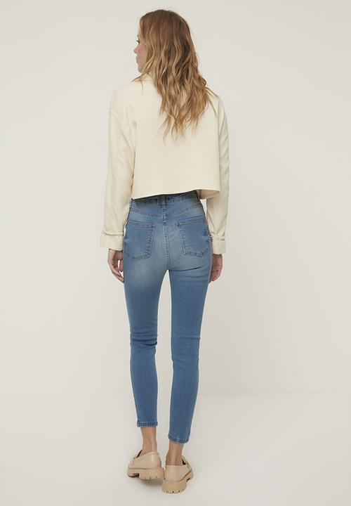 Trendyol - High waist skinny jeans - indigo