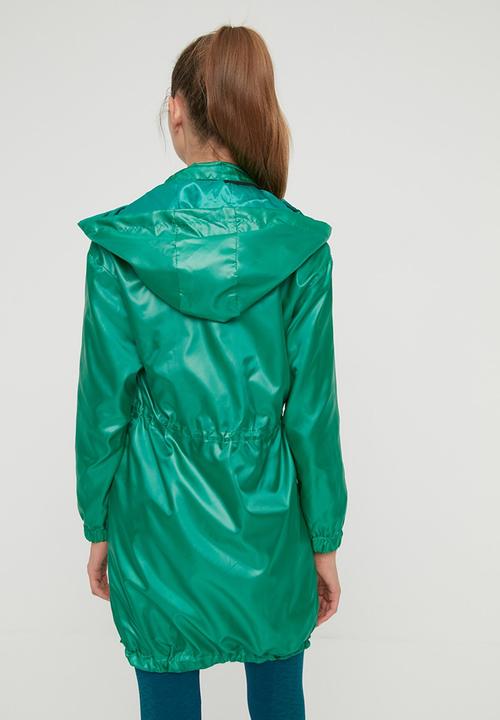Trendyol - Zipper closure coat - green