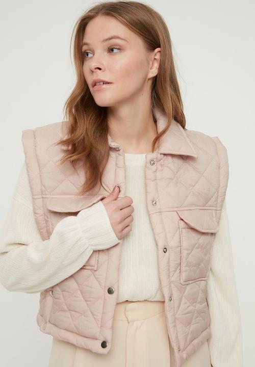 Trendyol - Slit detailed vest - mink