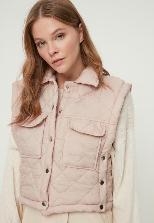 Trendyol - Slit detailed vest - mink