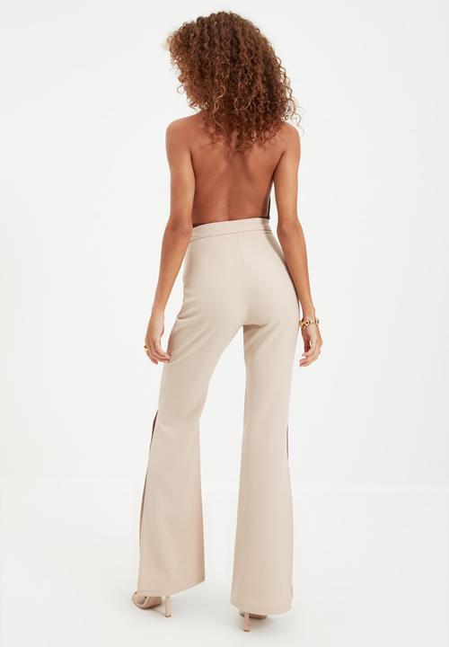 Trendyol - Slit trousers - stone