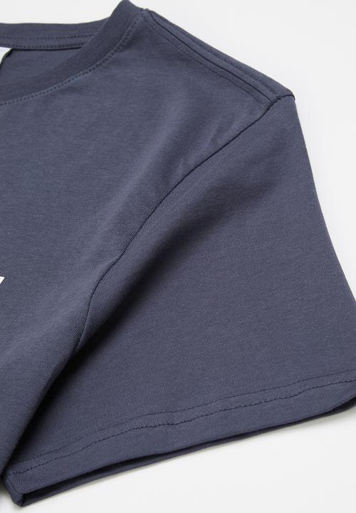 adidas Originals - Trefoil tee y - shadow navy & white