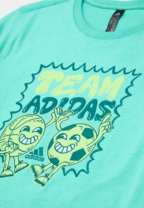 adidas Originals - Graphic T-shirt - mint rush