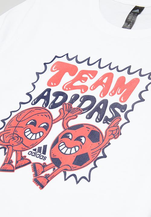 adidas Originals - Graphic shirt - white