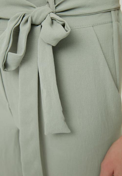 Trendyol - Lacing detail trousers - mint