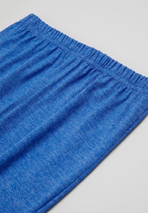 Pop Candy - Boys pj set - white & royal melange