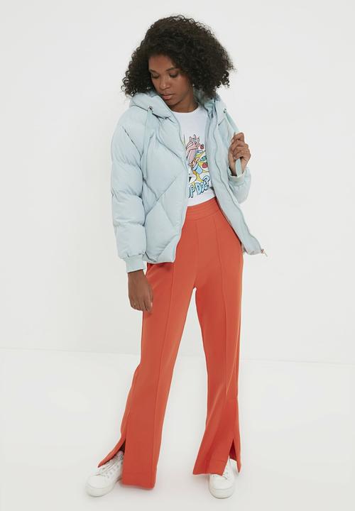 Trendyol - Oversize hooded ipuffer jacket - mint
