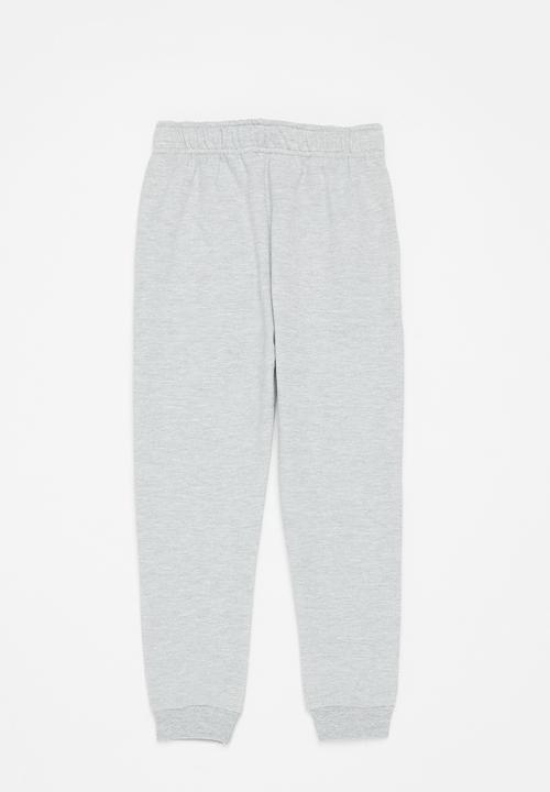Pop Candy - Boys 2 pack joggers - grey melange & navy