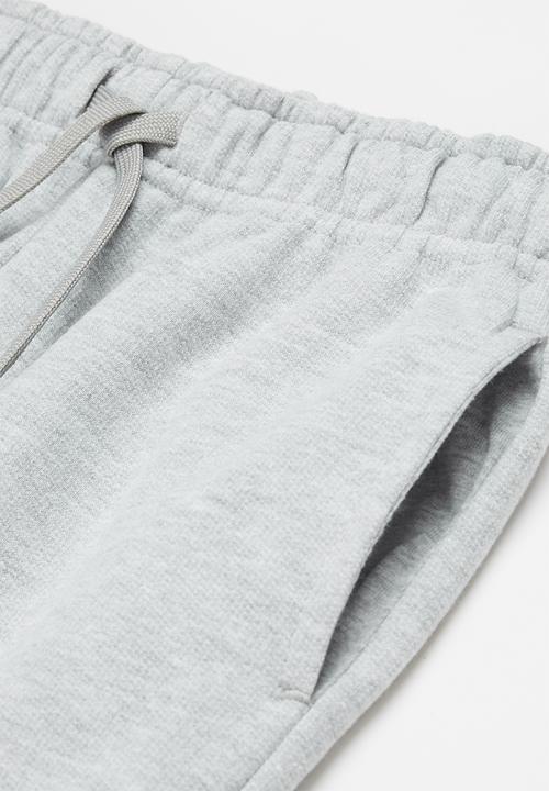 Pop Candy - Boys 2 pack joggers - grey melange & navy