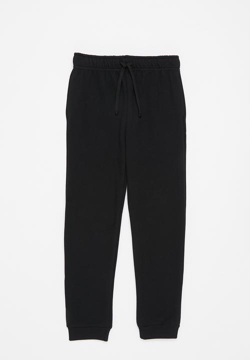 Pop Candy - Boys 2 pack joggers - black & green
