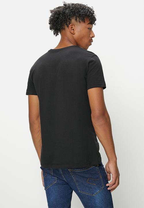 STYLE REPUBLIC - Mikey crew neck graphic tee - black skater