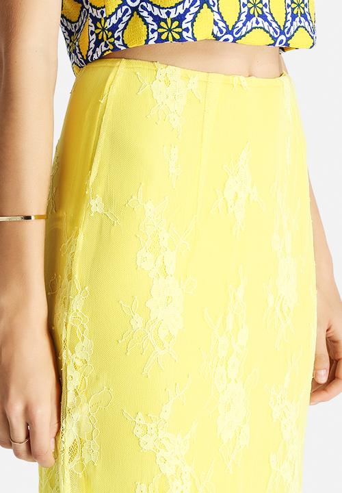 Glamorous - Lace Overlay Skirt