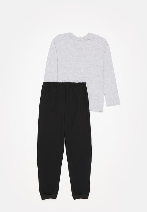 Superbalist Kids - Boys NASA pj set - black & grey