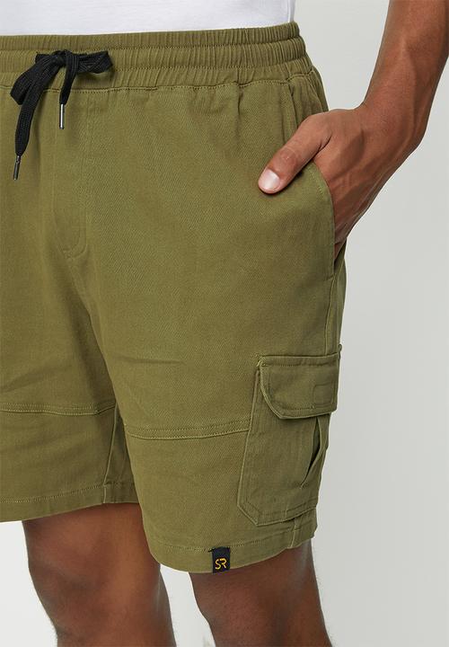 STYLE REPUBLIC - Odin cargo short - army green