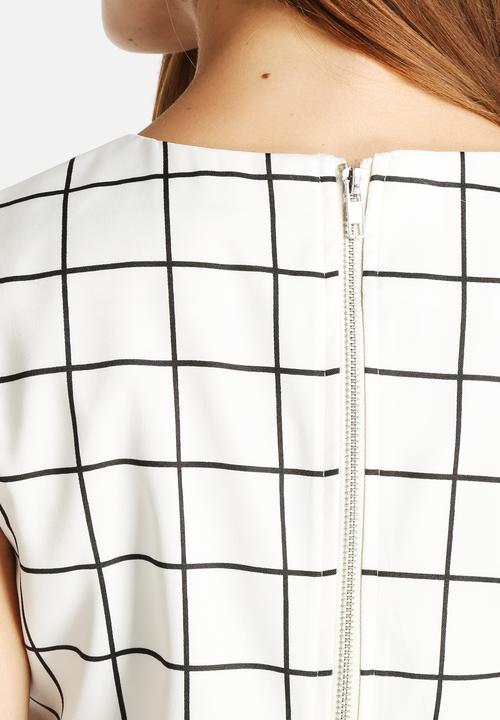Glamorous - Grid Crop Top
