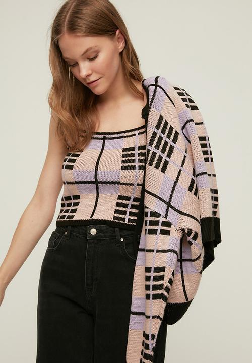 Trendyol - Jacquard bottom-top knitwear suit - black