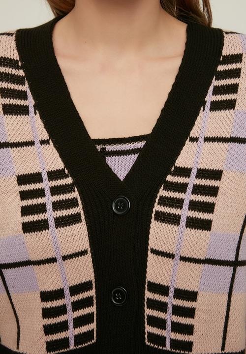 Trendyol - Jacquard bottom-top knitwear suit - black