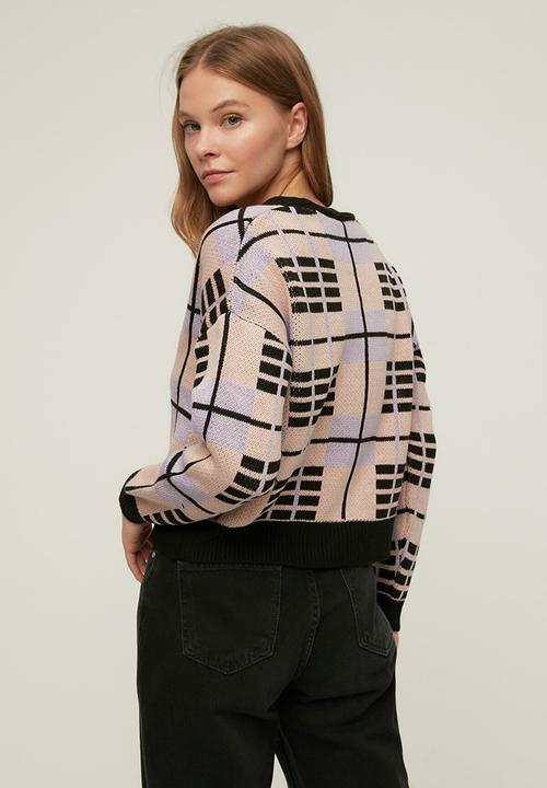 Trendyol - Jacquard bottom-top knitwear suit - black