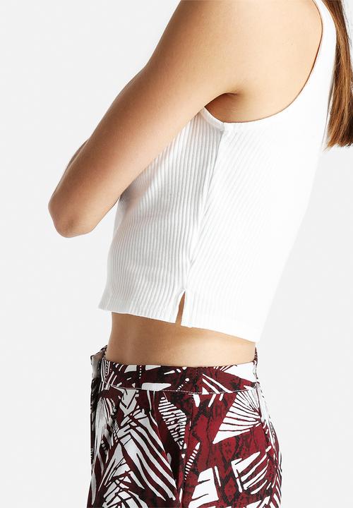Glamorous - Sleeveless Rib Crop
