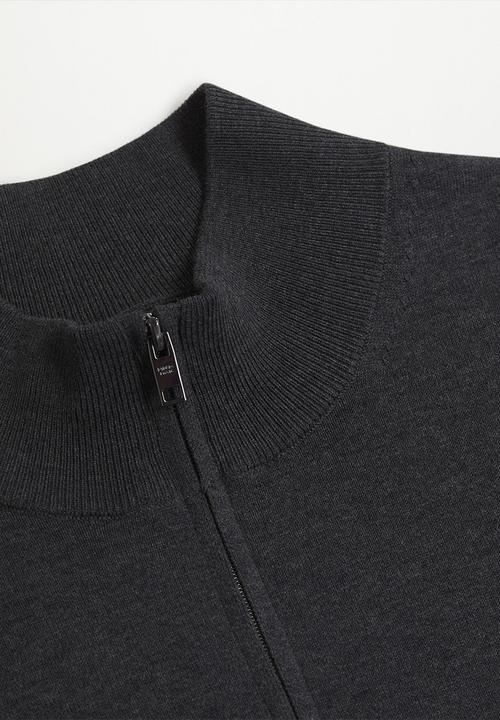 MANGO - Sweater tenp Knitwear - dark grey