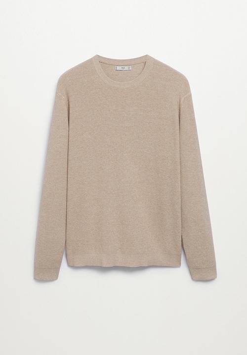 MANGO - Sweater Antigua fine Knitwear  - light beige