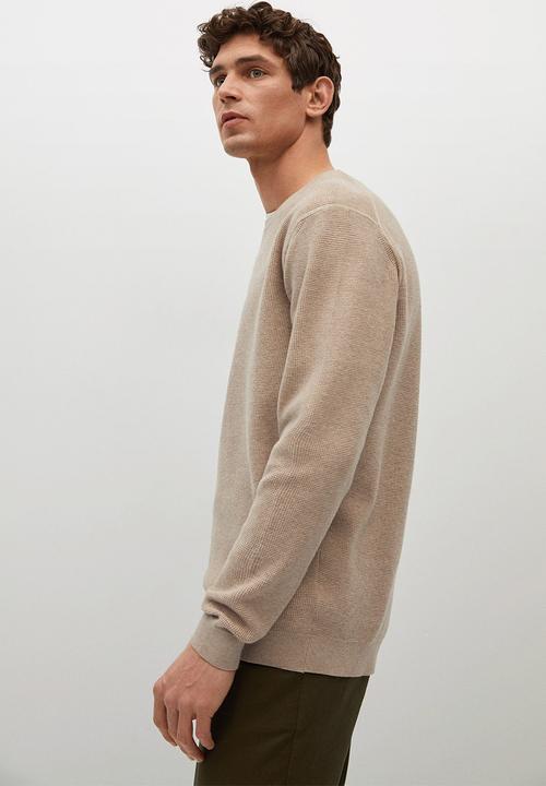 MANGO - Sweater Antigua fine Knitwear  - light beige
