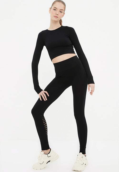 Trendyol - Sport leggings - black