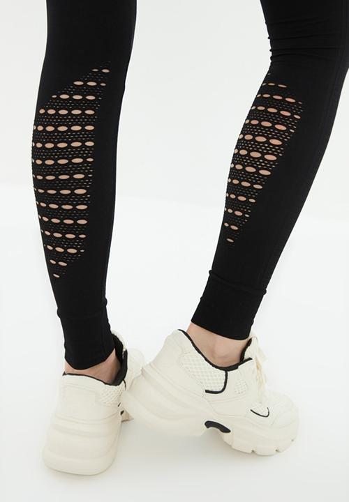 Trendyol - Sport leggings - black