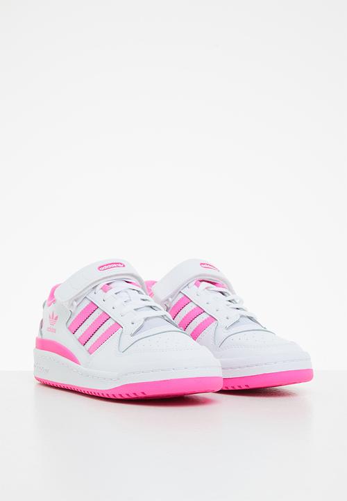 adidas Originals - Forum low j - ftwr white, screaming pink & ftwr white