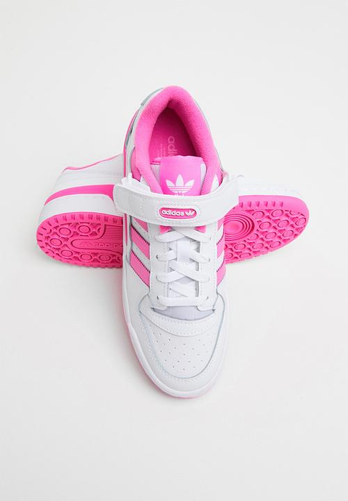 adidas Originals - Forum low j - ftwr white, screaming pink & ftwr white