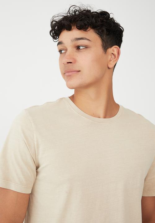 Cotton On - Organic loose fit t-shirt - stone clay
