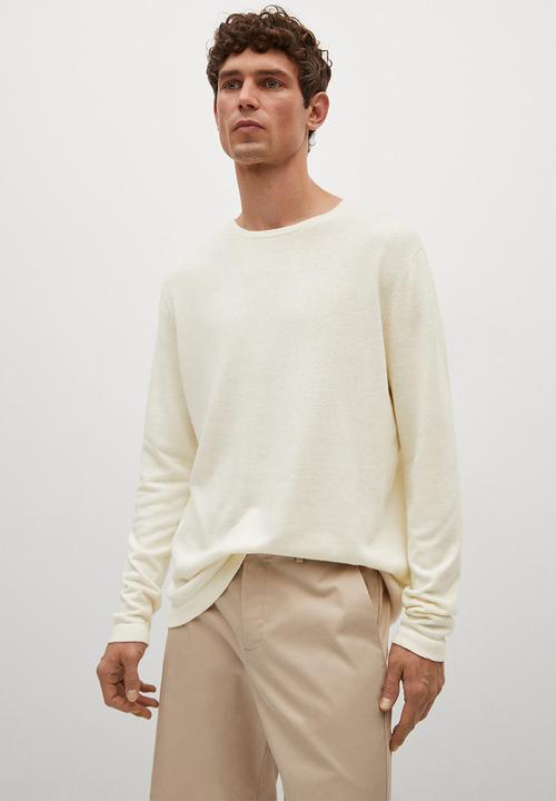 MANGO - Sweater Avena fine Knitwear  - natural