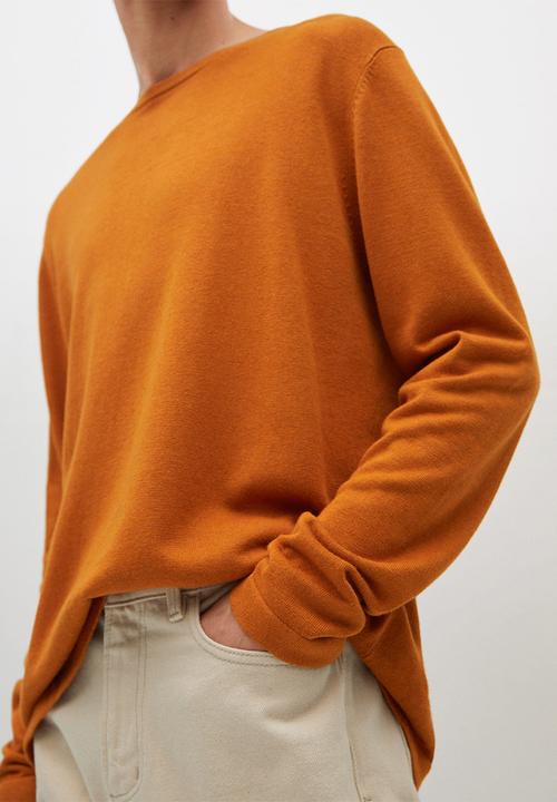 MANGO - Sweater Avena fine Knitwear  - medium orange