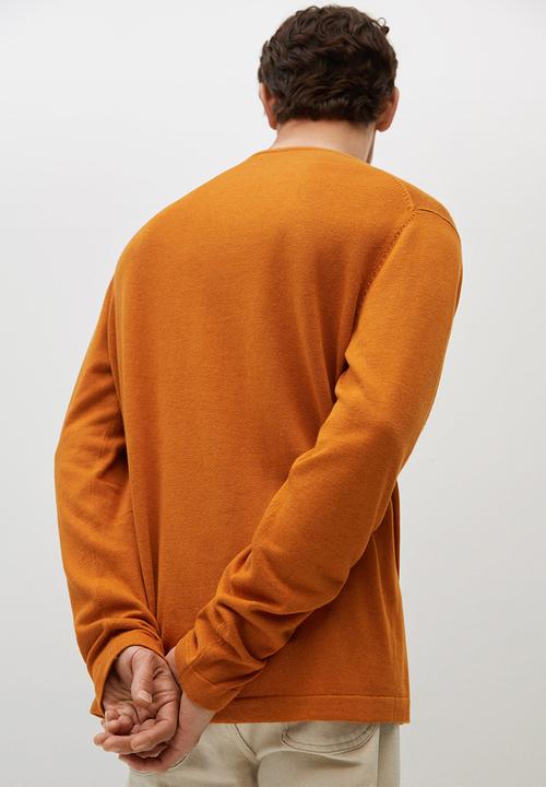 MANGO - Sweater Avena fine Knitwear  - medium orange