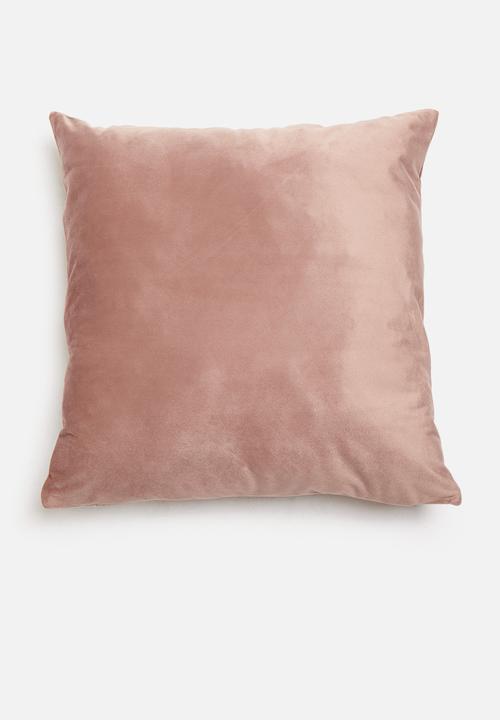 Sixth Floor - Thea velvet cushion cover - dusty pink