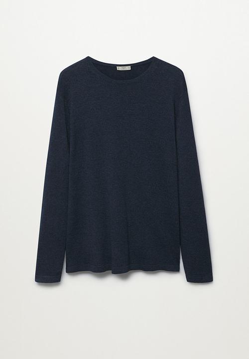 MANGO - Sweater Avena fine Knitwear - medium blue