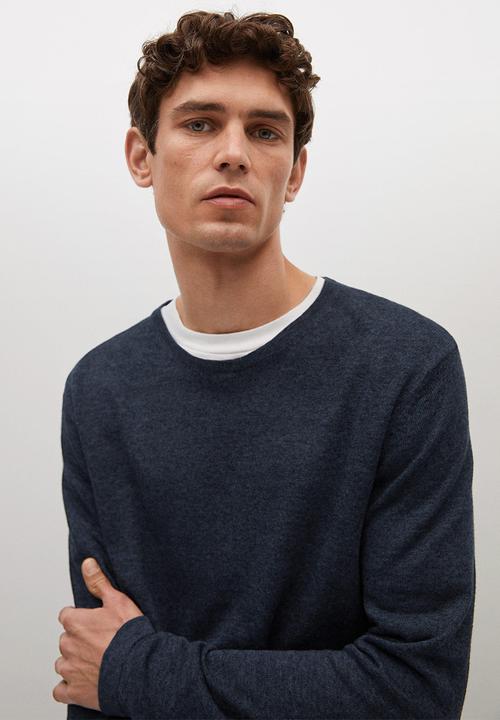 MANGO - Sweater Avena fine Knitwear - medium blue