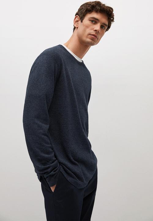 MANGO - Sweater Avena fine Knitwear - medium blue