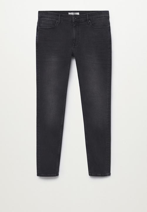 MANGO - Jude skinny fit jeans - open grey