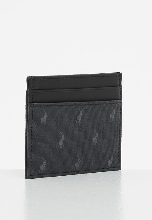 POLO - Monogram credit card holder - black iconic