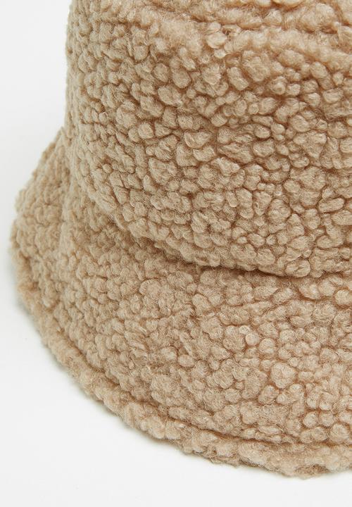 Superbalist - Sherpa bucket hat - beige