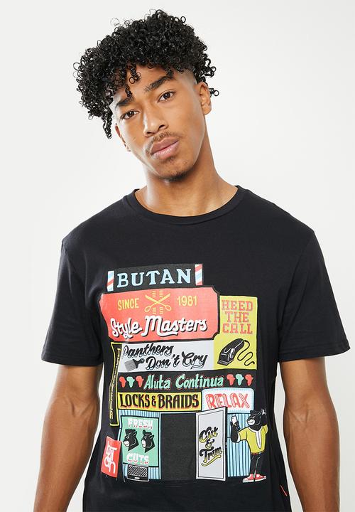 Butan - Panthers mascot - barber - black