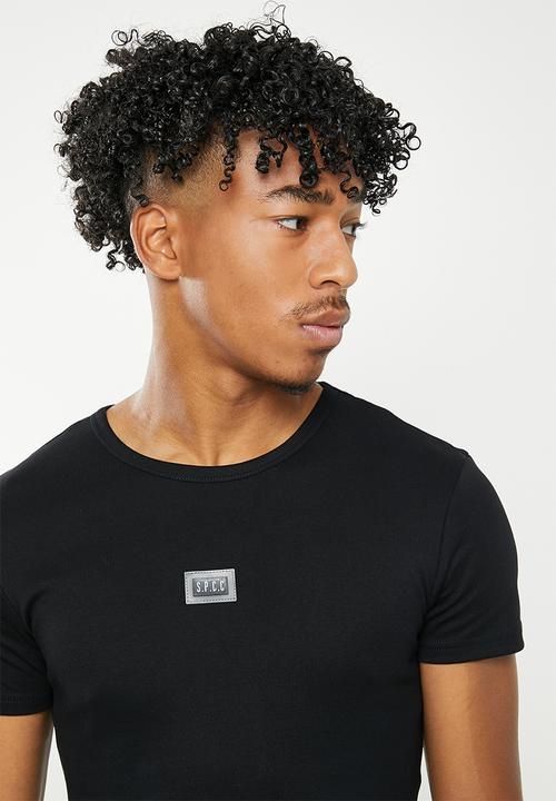 S.P.C.C - Atwell regular fit straight hem tee  - black