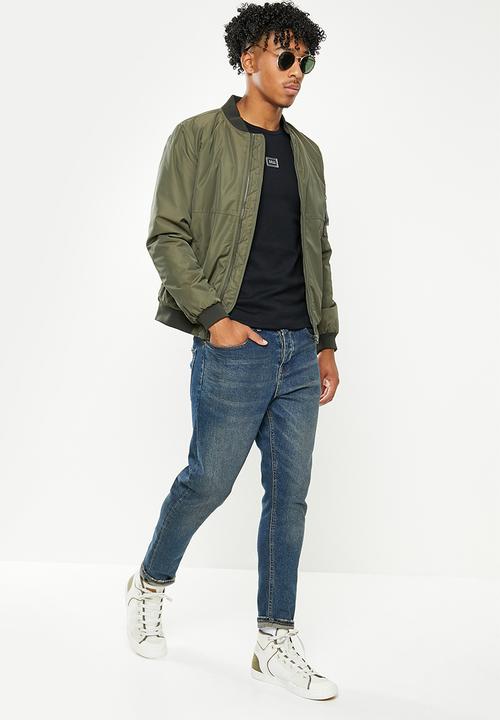 S.P.C.C - Atwell regular fit straight hem tee  - black