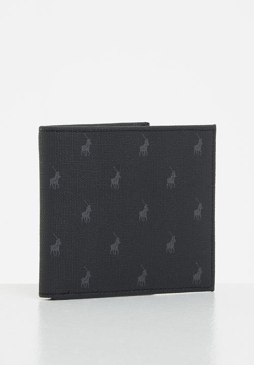 POLO - Monogram credit card wallet - black iconic