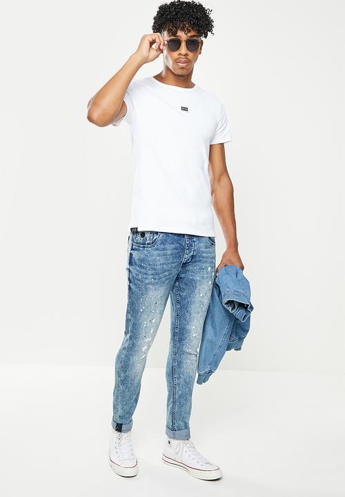 S.P.C.C - Bleach project feather fit  jeans  - indigo